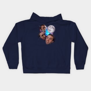 Nic Cage Howl at the Moon Kids Hoodie